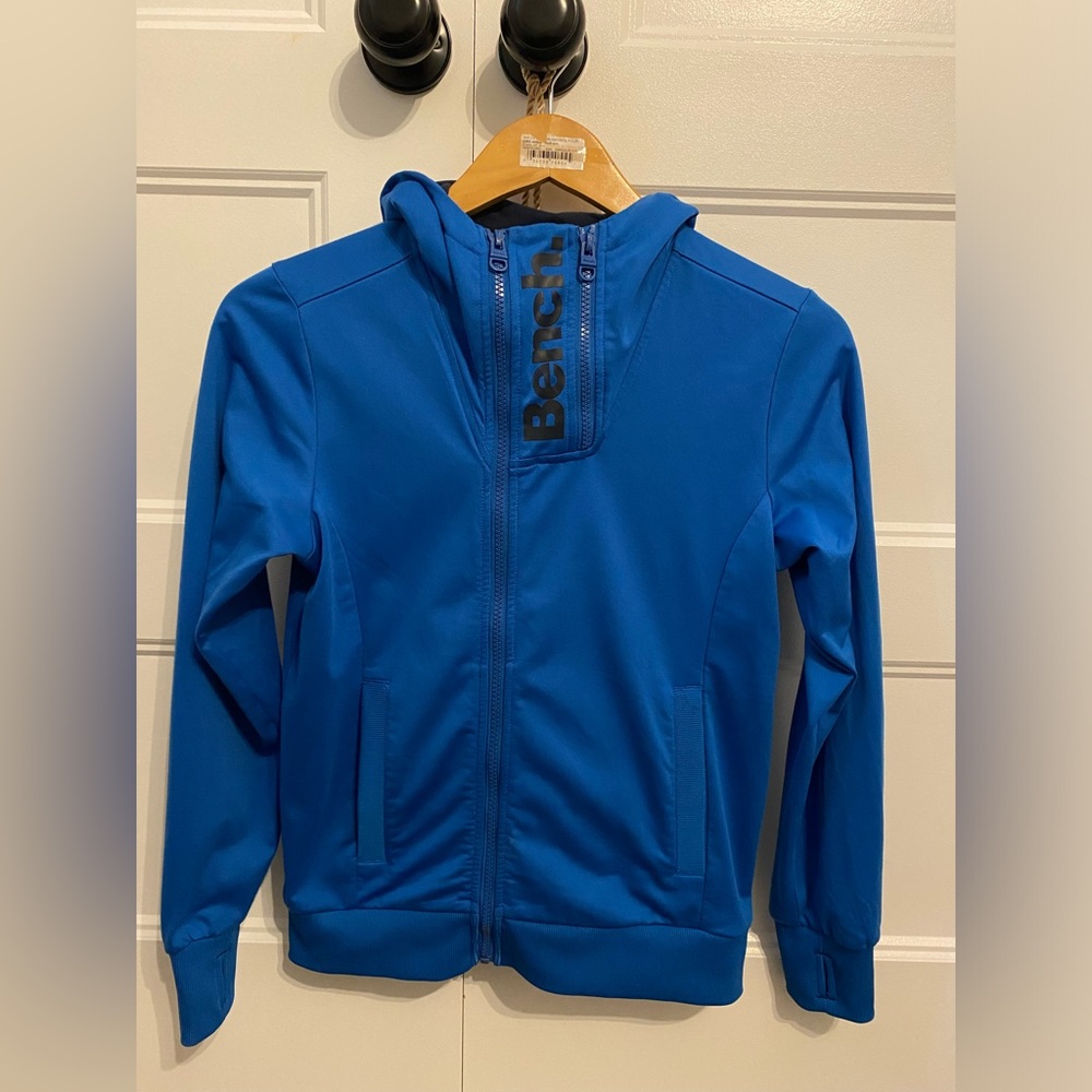 BENCH Vibrant Blue Hoodie with Zipper